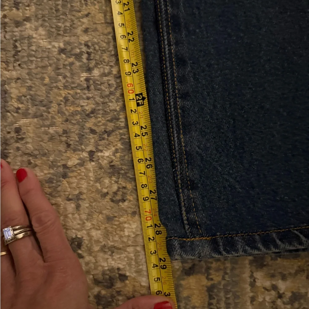 Re/Done Classic Indigo Straight Leg Jeans - Picture 7 of 9